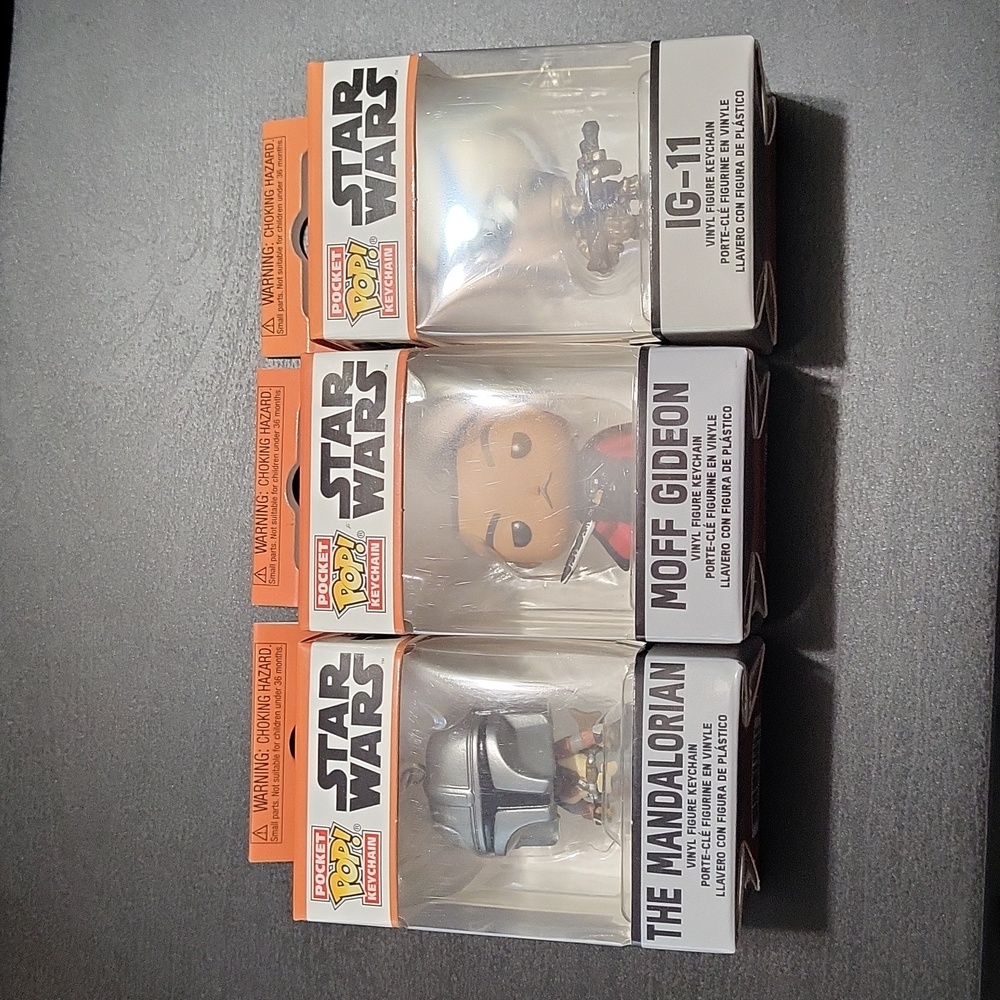 3 pack Funko Star Wars keychains